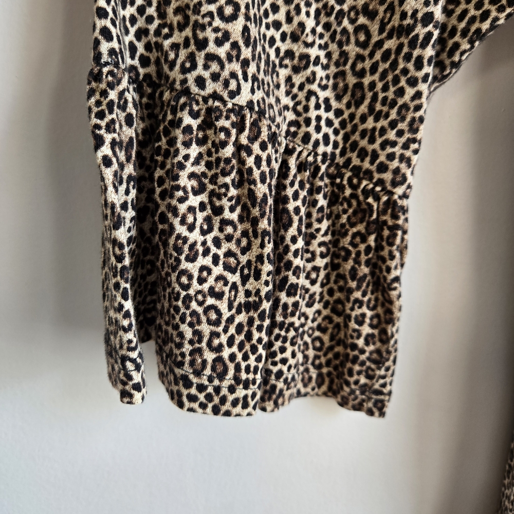 Michael Kors Animal Print Top Size L - Picture 2 of 6